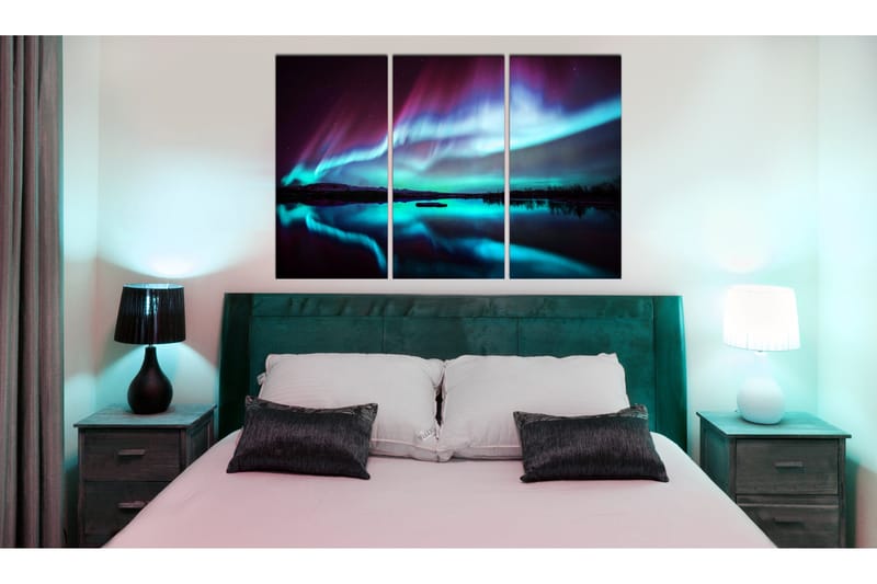 Billede Night Light 90x60 - Artgeist sp. z o. o. - Boligtilbehør - Billeder & kunst - Billeder på lærred