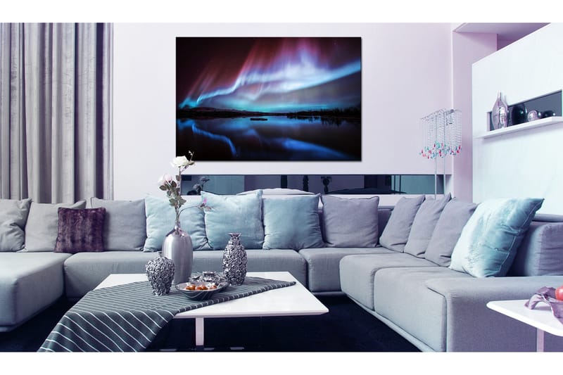 Billede Night Light 90x60 - Artgeist sp. z o. o. - Boligtilbehør - Billeder & kunst - Billeder på lærred