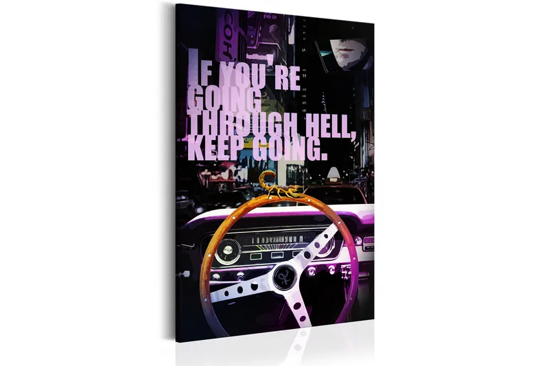 Billede Night Road 60x90, Artgeist sp. z o. o.