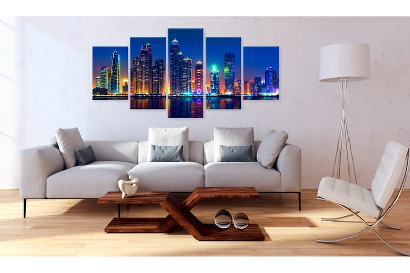 Billede Nights In Dubai 100x50 - Artgeist sp. z o. o. - Boligtilbehør - Billeder & kunst - Billeder på lærred