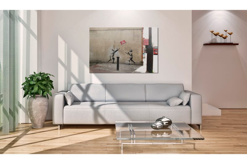 Billede No Ball Games Banksy 60x40 - Artgeist sp. z o. o. - Boligtilbehør - Billeder & kunst - Billeder på lærred