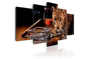 Billede Nocturnal Predator 200x100 - Artgeist sp. z o. o. - Boligtilbehør - Billeder & kunst - Billeder på lærred