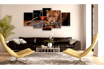 Billede Nocturnal Predator 200x100 - Artgeist sp. z o. o. - Boligtilbehør - Billeder & kunst - Billeder på lærred