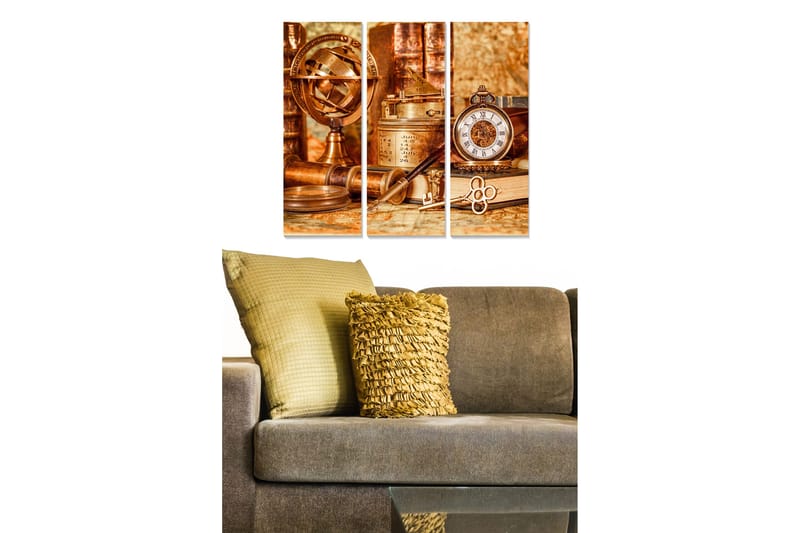 Billede Nostalgic 3 stk Flerfarvet, 22x05 cm