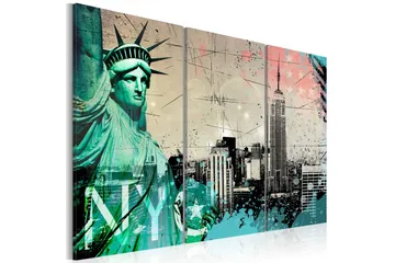 Billede Nyc Collage 90x60 - Artgeist sp. z o. o. - Boligtilbehør - Billeder & kunst - Billeder på lærred