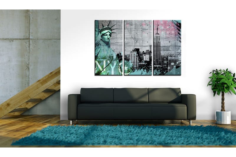Billede Nyc Collage Iii 120x80 - Artgeist sp. z o. o. - Boligtilbehør - Billeder & kunst - Billeder på lærred