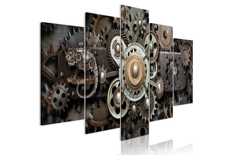 Billede Old Mechanism 5 Parts Wide 200x100, Artgeist sp. z o. o.
