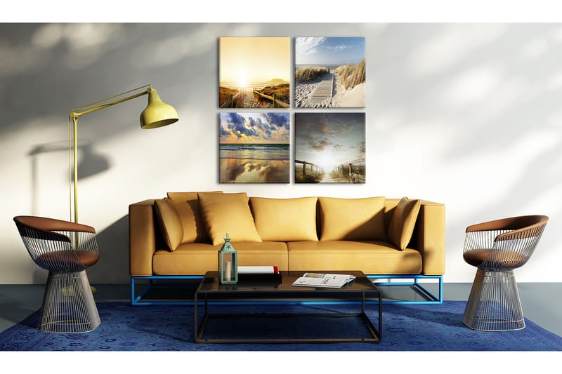 Billede On The Beach Of Dreams 80x80 - Artgeist sp. z o. o. - Boligtilbehør - Billeder & kunst - Billeder på lærred