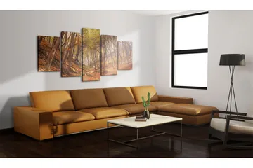 Billede Orange Autumn 100x50 - Artgeist sp. z o. o. - Boligtilbehør - Billeder & kunst - Billeder på lærred