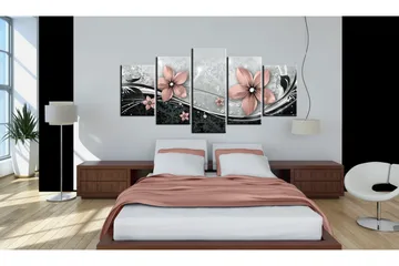 Billede Orange Flower Of Night 100x50 - Artgeist sp. z o. o. - Boligtilbehør - Billeder & kunst - Billeder på lærred