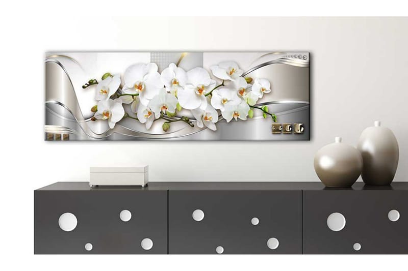 Billede Orchids Ii 150x50 - Artgeist sp. z o. o. - Boligtilbehør - Billeder & kunst - Billeder på lærred
