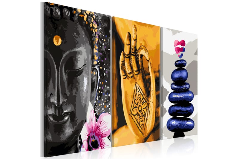 Billede Oriental Triptych 3 Parts 120x60, Artgeist sp. z o. o.