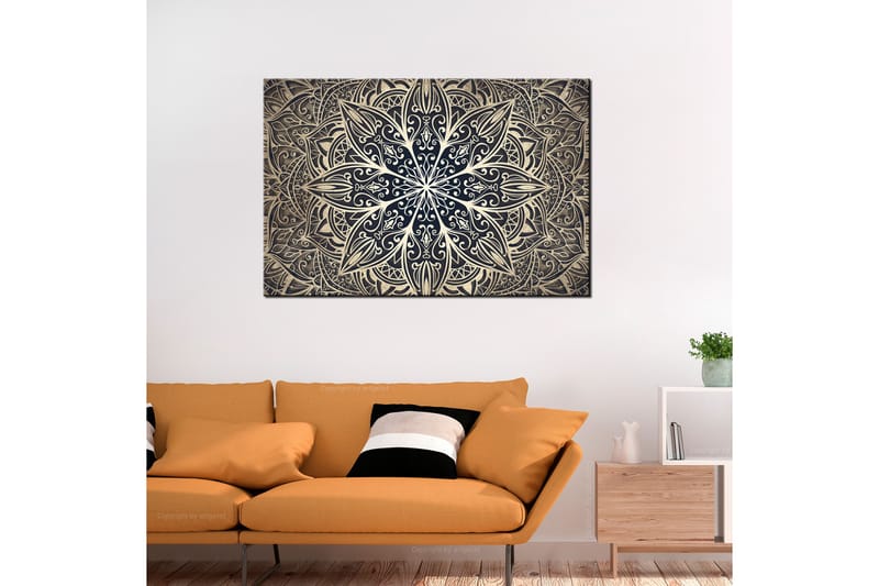 Billede Orientalsk Blomst - Artgeist sp. z o. o. - Boligtilbehør - Billeder & kunst - Billeder på lærred