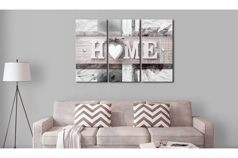 Billede Original House 120x80 - Artgeist sp. z o. o. - Boligtilbehør - Billeder & kunst - Billeder på lærred