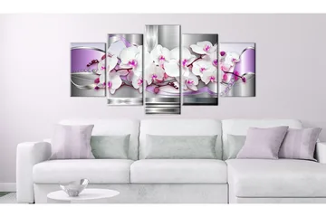 Billede Orkidé Og Fantasi 100x50 - Artgeist sp. z o. o. - Boligtilbehør - Billeder & kunst - Billeder på lærred