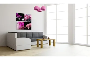 Billede Orkidéer Smukkere End Nogensinde 80x80 - Artgeist sp. z o. o. - Boligtilbehør - Billeder & kunst - Billeder på lærred
