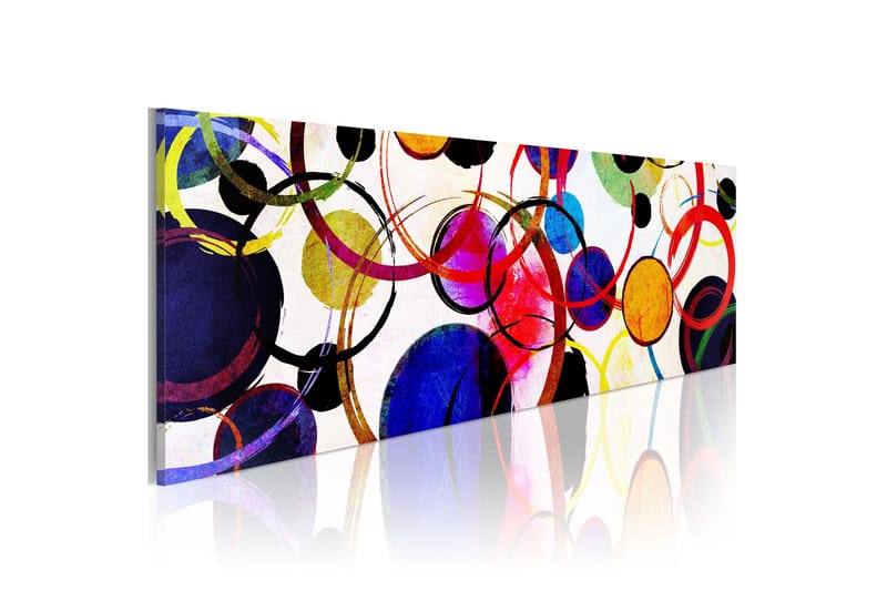Billede Rainbow Circles 150x50, Artgeist sp. z o. o.