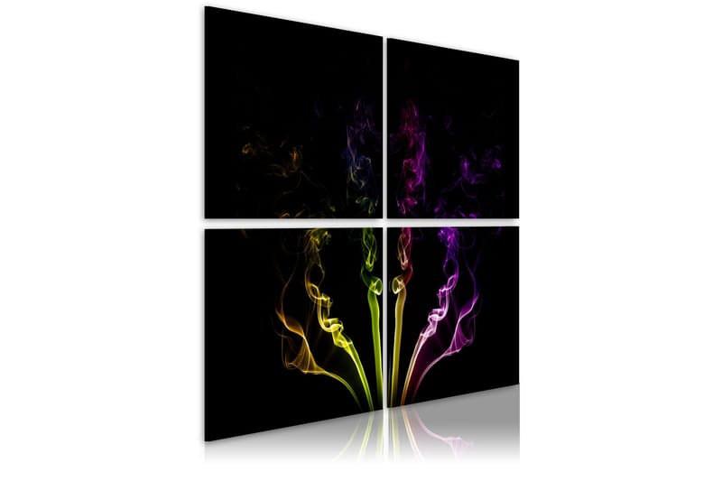 Billede Rainbow-Farvede Røg Spor 80x80, Artgeist sp. z o. o.