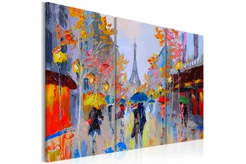 Billede Rainy Paris 120x80 - Artgeist sp. z o. o. - Boligtilbehør - Billeder & kunst - Billeder på lærred