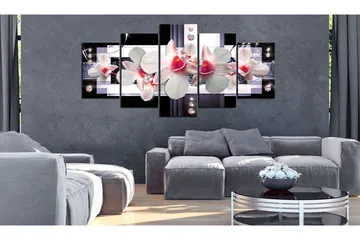 Billede Raspberry Accent 200x100 - Artgeist sp. z o. o. - Boligtilbehør - Billeder & kunst - Billeder på lærred