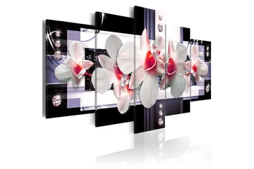 Billede Raspberry Accent 200x100 - Artgeist sp. z o. o. - Boligtilbehør - Billeder & kunst - Billeder på lærred