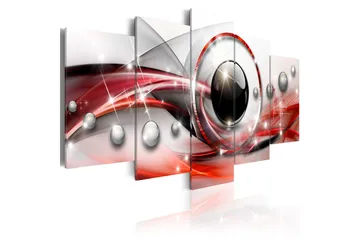 Billede Red Eye 100x50 - Artgeist sp. z o. o. - Boligtilbehør - Billeder & kunst - Billeder på lærred