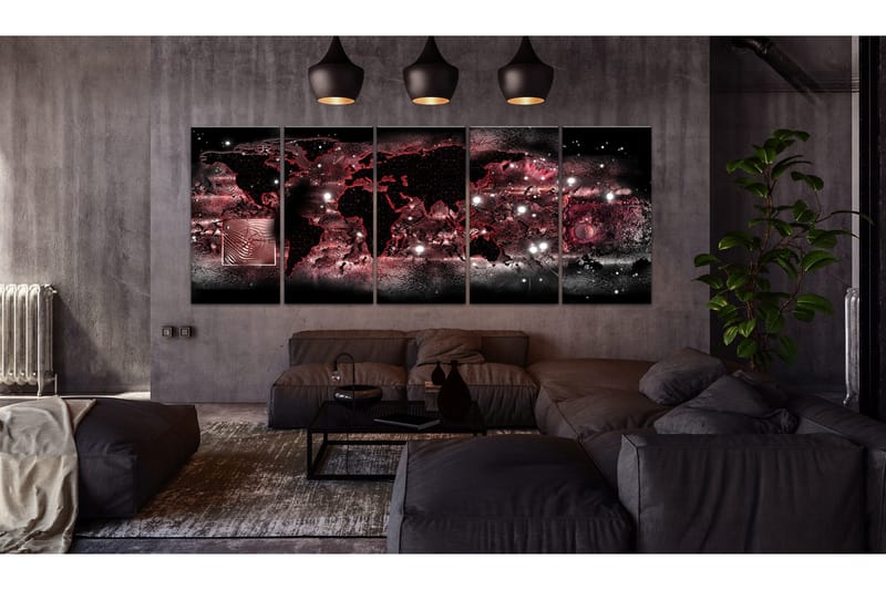 Billede Red Light 200x80 - Artgeist sp. z o. o. - Boligtilbehør - Billeder & kunst - Billeder på lærred