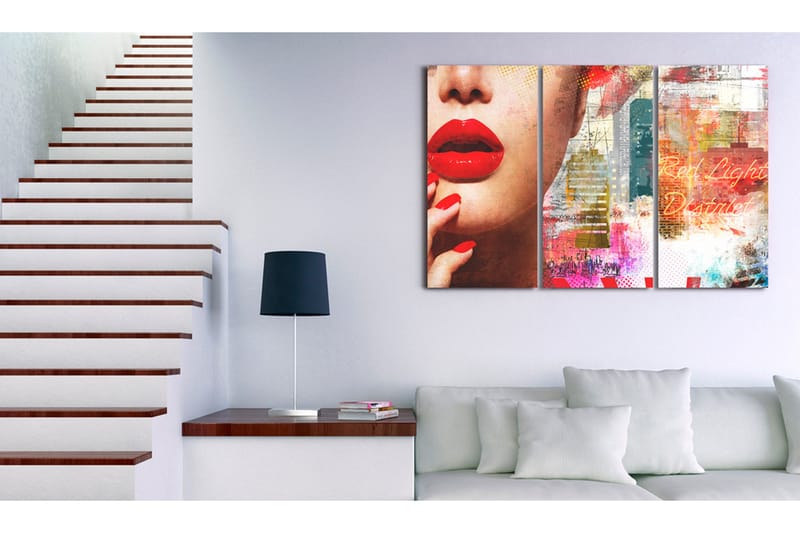 Billede Red Light District 120x80 - Artgeist sp. z o. o. - Boligtilbehør - Billeder & kunst - Billeder på lærred