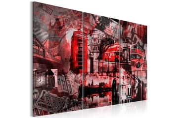 Billede Red London 90x60