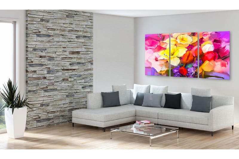 Billede Regnbue buket 120x60 - Artgeist sp. z o. o. - Boligtilbehør - Billeder & kunst - Billeder på lærred