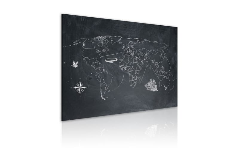 Billede Rejse Verden Rundt 60x40 - Artgeist sp. z o. o. - Boligtilbehør - Billeder & kunst - Billeder på lærred