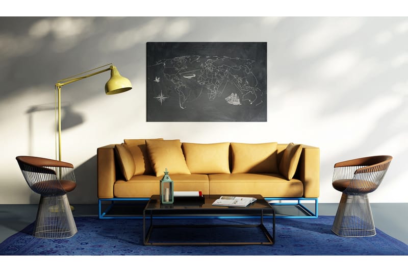 Billede Rejse Verden Rundt 90x60 - Artgeist sp. z o. o. - Boligtilbehør - Billeder & kunst - Billeder på lærred