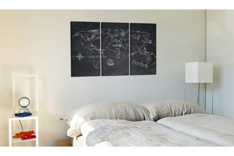 Billede Rejser Udvider Sindet Triptyken 120x80 - Artgeist sp. z o. o. - Boligtilbehør - Billeder & kunst - Billeder på lærred