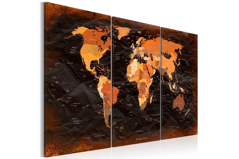 Billede Remarkable Map 120x80, Artgeist sp. z o. o.