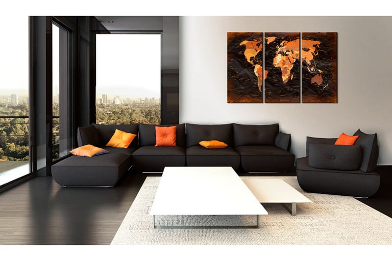 Billede Remarkable Map 60x40 - Artgeist sp. z o. o. - Boligtilbehør - Billeder & kunst - Billeder på lærred