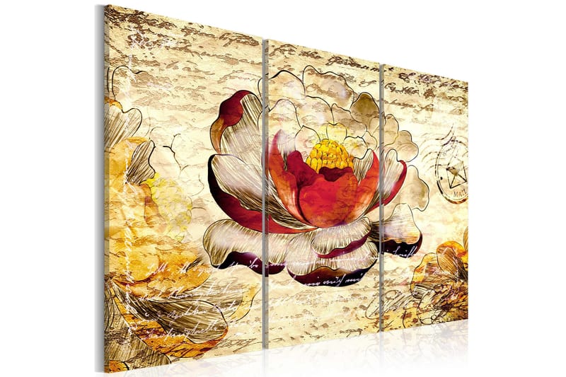 Billede Retro Flower 120x80, Artgeist sp. z o. o.