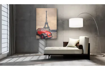 Billede Retro Paris 40x60 - Artgeist sp. z o. o. - Boligtilbehør - Billeder & kunst - Billeder på lærred