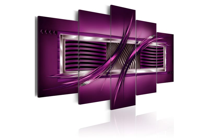 Billede Rhythm Of Purple 100x50, Artgeist sp. z o. o.