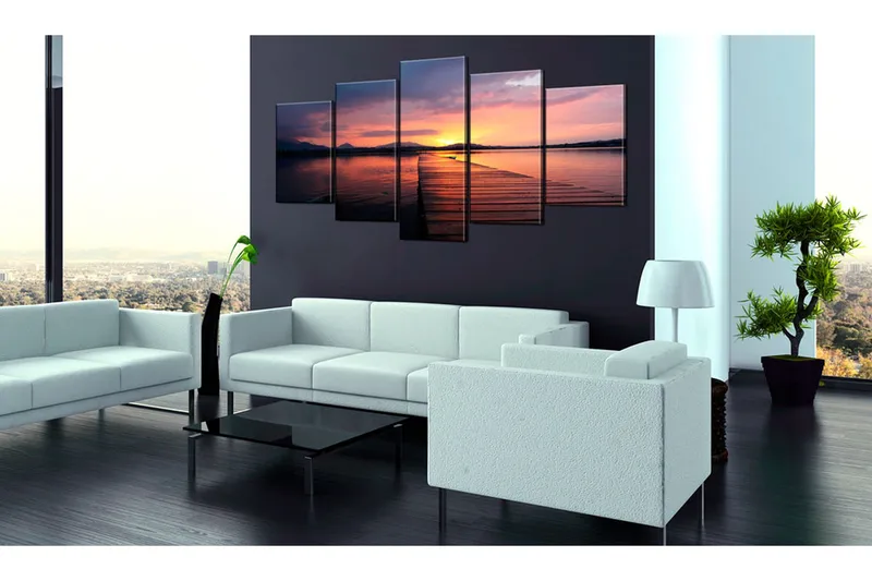 Billede Road To Paradise 200x100 - Artgeist sp. z o. o. - Boligtilbehør - Billeder & kunst - Billeder på lærred