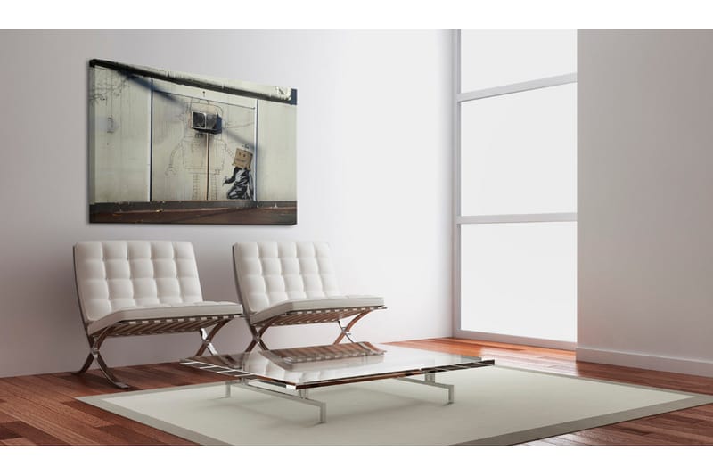 Billede Robots Banksy 60x40 - Artgeist sp. z o. o. - Boligtilbehør - Billeder & kunst - Billeder på lærred