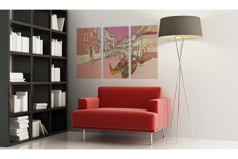 Billede Romantic Gondolas 60x40 - Artgeist sp. z o. o. - Boligtilbehør - Billeder & kunst - Billeder på lærred