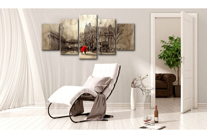 Billede Romantic Stroll 100x50 - Artgeist sp. z o. o. - Boligtilbehør - Billeder & kunst - Billeder på lærred