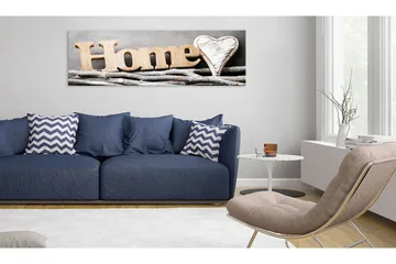 Billede Romantisk hjem 135x45 - Artgeist sp. z o. o. - Boligtilbehør - Billeder & kunst - Billeder på lærred