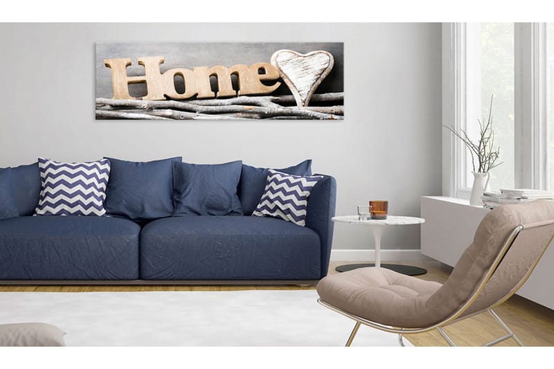 Billede Romantisk hjem 135x45, Artgeist sp. z o. o.
