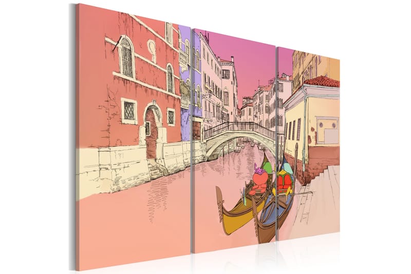 Billede Romantiske gondler 90x60, Artgeist sp. z o. o.
