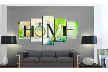 Billede Rose House 100x50 - Artgeist sp. z o. o. - Boligtilbehør - Billeder & kunst - Billeder på lærred