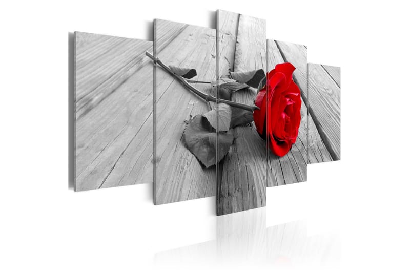 Billede Rose On Wood 100x50, Artgeist sp. z o. o.