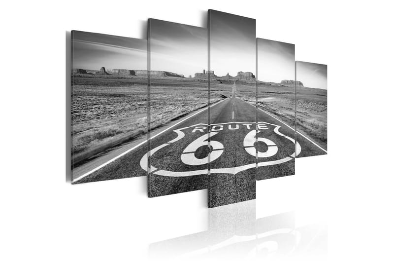 Billede Route 66 Black And White 200x100, Artgeist sp. z o. o.