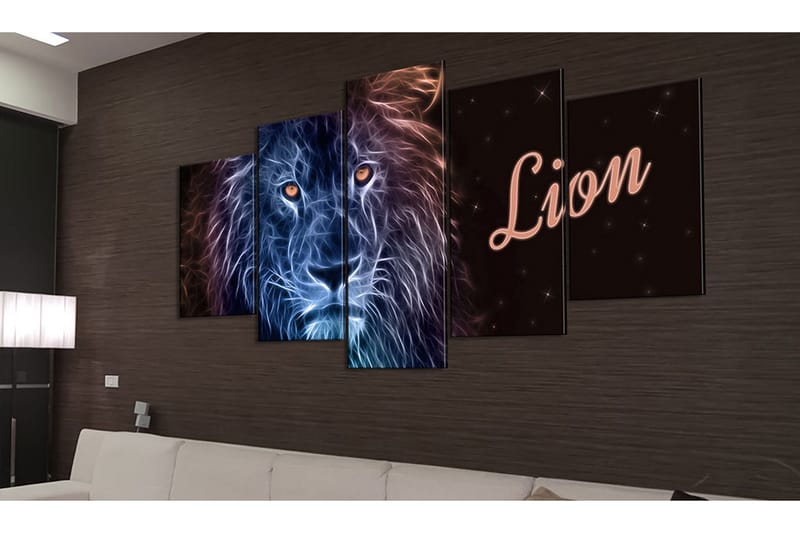 Billede Royal Flames 100x50 - Artgeist sp. z o. o. - Boligtilbehør - Billeder & kunst - Billeder på lærred