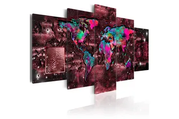 Billede Ruby Journey 100x50 - Artgeist sp. z o. o. - Boligtilbehør - Billeder & kunst - Billeder på lærred